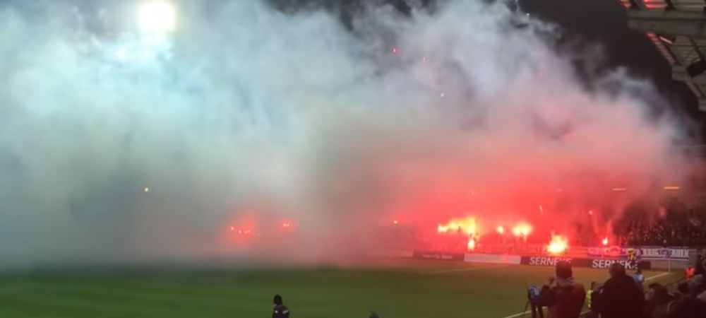<span style="color:#f00;">Nebunie totala in tribune! Meci incheiat din cauza fanilor!</span> Ce s-a intamplat | VIDEO