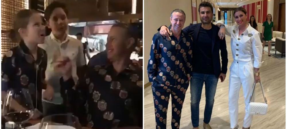 Mutu i-a dus pe Reghe si Anamaria la restaurantul lui Salt Bae din Dubai. <span style="color:#f00;">Tinuta SOC pentru fostul antrenor al Stelei.</span> FOTO