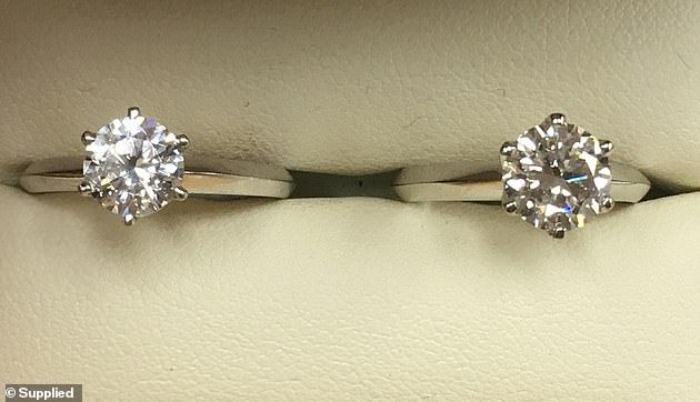 Unul costa 7.000 de euro, celalalt 315 euro! <span style="color:#f00;">Provocarea lansata de un bijutier: iti dai seama care diamant e fake?</span>