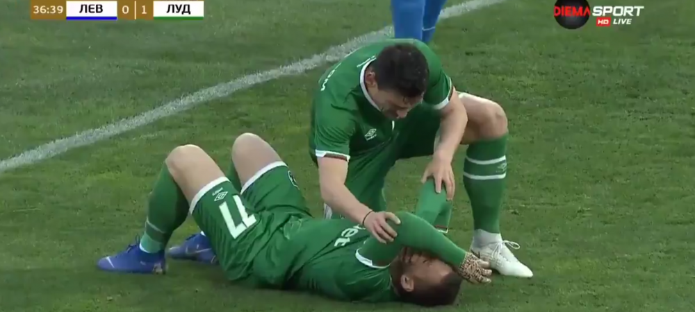 <span style="color:#f00;">VIDEO IREAL! Keseru l-a RUPT pe Adi Popa dupa gol! Ciocnire VIOLENTA! </span>Popa a avut nevoie de ingrijiri. Ce s-a intamplat