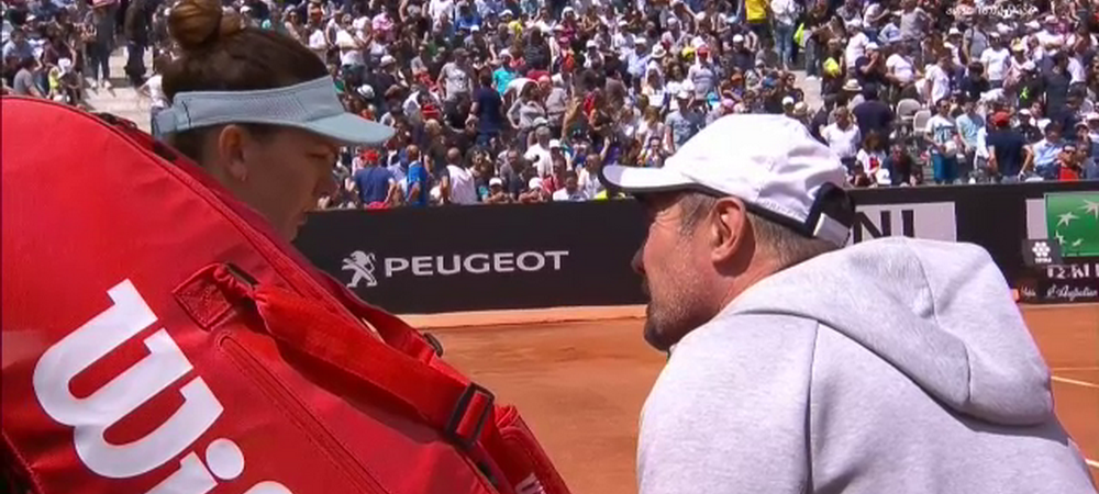 <span style="color:#f00;">Simona Halep a cerut ajutorul lui Daniel Dobre: "Ii place s-o alergi si s-o hingheresti!"</span> Sfaturile date de antrenor