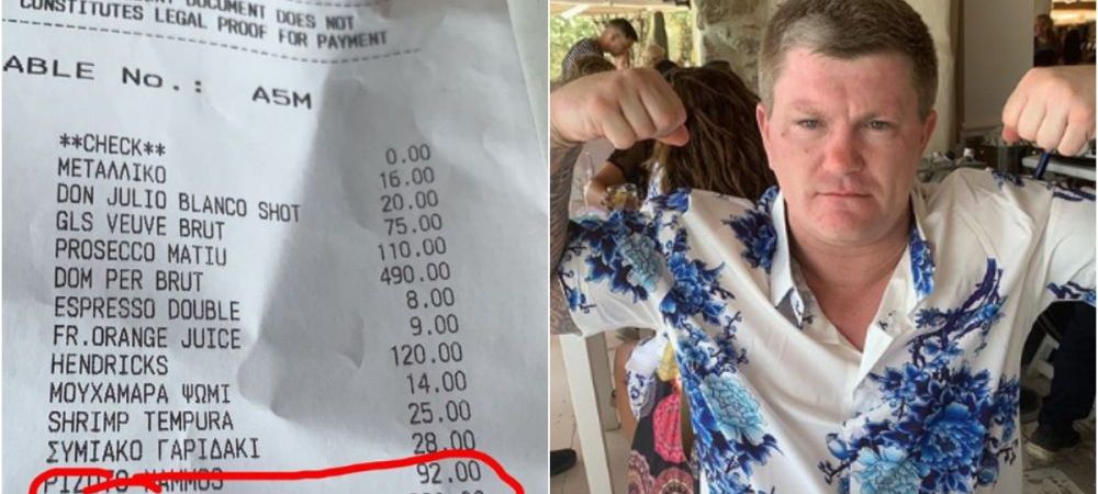 <span style="color:#f00;">Cum a reactionat o legenda a boxului dupa ce a comandat din greseala o friptura de 1000 euro la restaurant.</span> FOTO