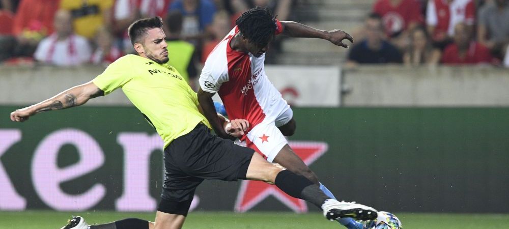 Slavia Praga Cfr Cluj 1 0 Cfr A Deraiat La Praga Si Merge In