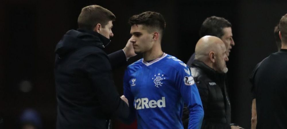 <span style="color:#f00;">"A avut cateva atingeri de maestru!" </span>Ce scrie presa din Scotia dupa un nou meci ca titular al lui Ianis Hagi la Rangers! Mijlocasul roman a evoluat 82 de minute in infrangerea cu Klilmarnock