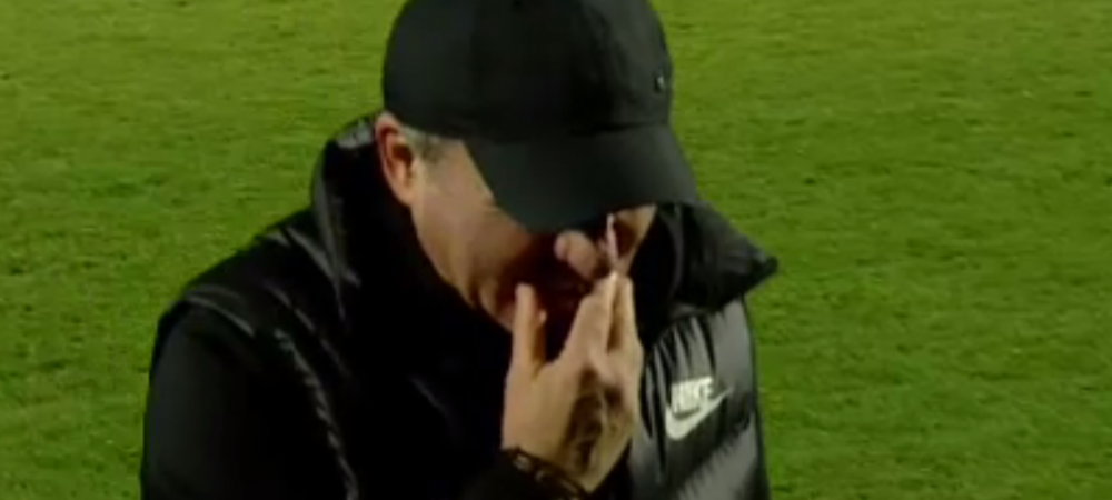 <span style="color:#f00;">DISTRUS dupa ratarea play-off-ului!</span> Ce a facut Hagi la finalul meciului DRAMATIC impotriva Clinceniului