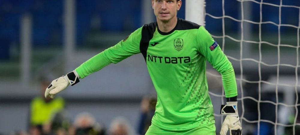 <span style="color:#f00;">Performanta INCREDIBILA pentru Arlauskis! Portarul CFR-ului a intrat in echipa sezonului </span>din Europa League