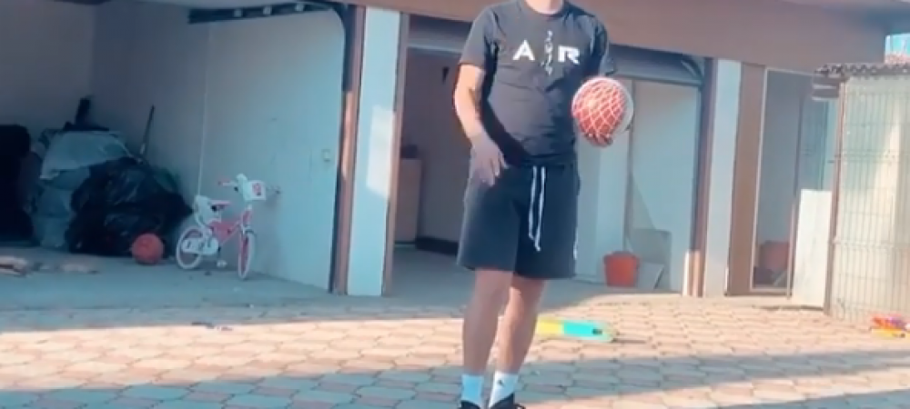 Tamas da lectii in carantina! <span style="color:#f00;">Precizie de chirurg pentru fundasul Astrei: risca sa sparga un geam, dar totul s-a incheiat cu urale | VIDEO</span>