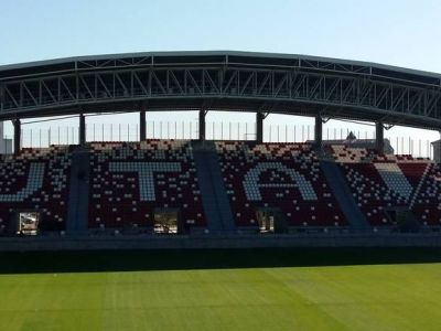 Galerie Foto Uta Arad Are Motive De Bucurie Dupa Ce Frf I A Injumatatit Punctele Noul Stadion Este Ca Si Finalizat Si Se Asteapta Meciurile Cu Fcsb Si Dinamo Sport Ro