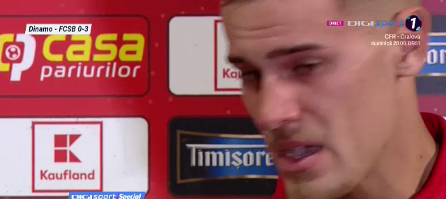 IMAGINI HALUCINANTE dupa Dinamo 0-3 FCSB: <span style="color:#f00;">"Ma simt ultimul om, imi vine sa ma las!" Ricardo Grigore a inceput sa planga in direct!</span>