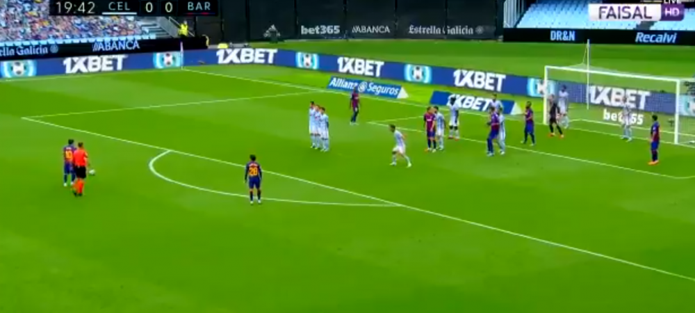 Messi, solutie de GENIU din lovitura libera! <span style="color:#f00;">NIMENI nu se astepta la asa ceva: faza care face inconjurul lumii</span>