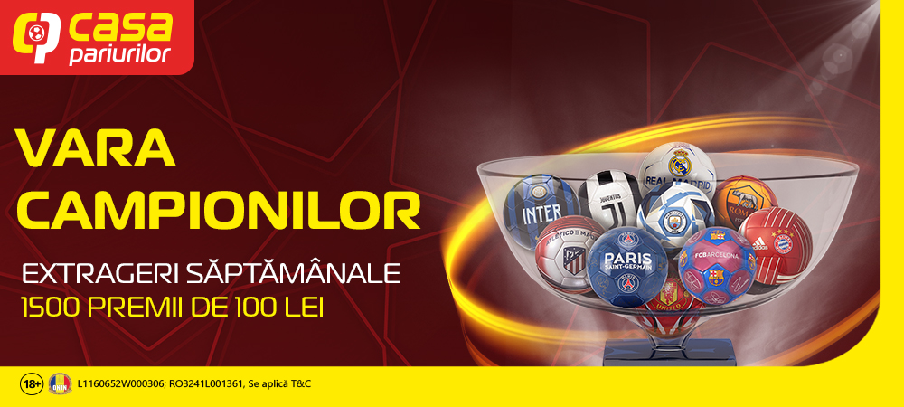 (P) A inceput Vara Campionilor! 1500 de premii, timp de 3 saptamani, pentru jucatorii care urmaresc meciurile din UCL si UEL