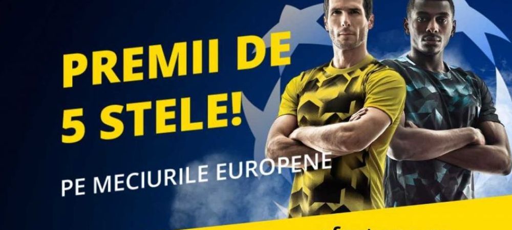 (P) Pariuri fără risc și fără număr pe meciurile din UCL și UEL. Sute de lei, numai să-i vrei și să-i iei