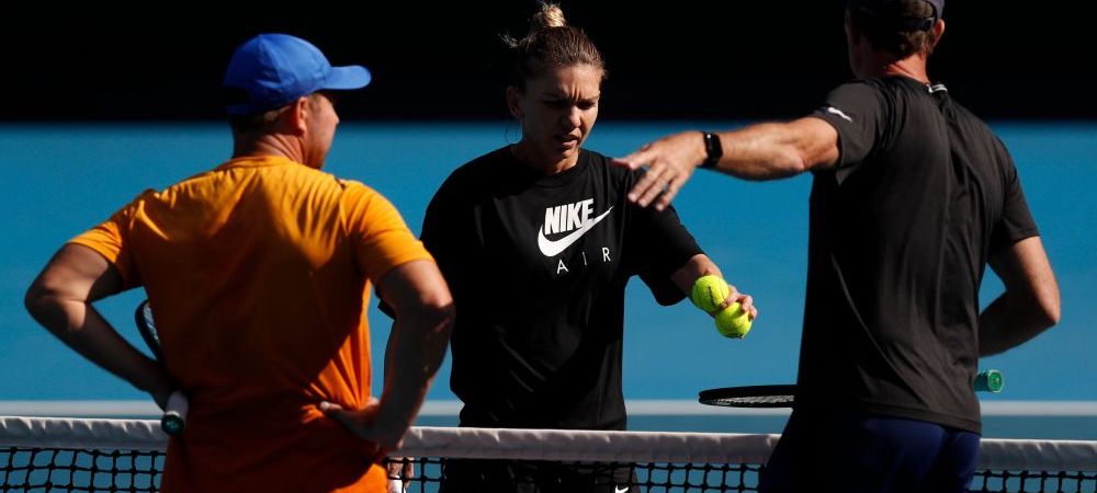 <span style="color:#f00;">"Ne antrenam pe o caldura de 40 de grade, multumesc, Darren!" | </span>Simona Halep, prima imagine alaturi de Darren Cahill in 2021