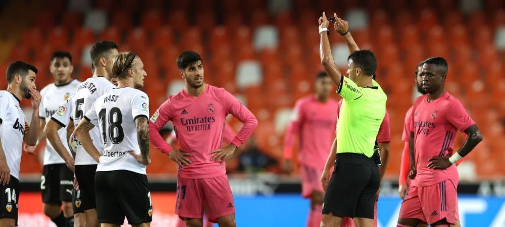 <span style="color:#f00;">FINAL Valencia 4-1 Real Madrid </span>| Cutremur in GALAXIA lui Zidane! Soler, hattrick din penalty in poarta lui Courtois! Madrilenii au coborat pe locul 4 | VEZI AICI ce s-a intamplat in Europa