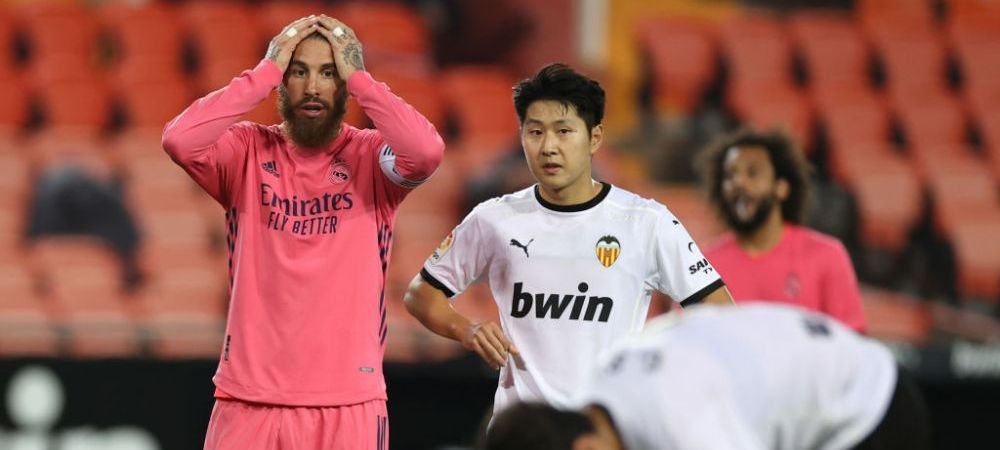 <span style="color:#f00;">Real, INVINSA de VAR in La Liga! Valencia a CUTREMURAT galaxia lui Zidane cu trei goluri</span> din penalty si un autogol