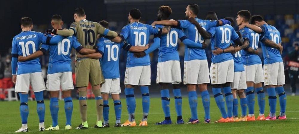 <span style="color:#f00;">Inca un gest impresionant pentru Maradona! Napoli inaugureaza un echipament special in meciul cu AS Roma!</span> "Speram ca Diego sa-l vada si sa-l poarte"
