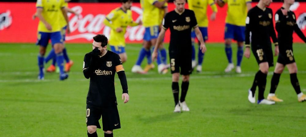 <span style="color:#f00;">Dupa Real Madrid, nou-promovata Cadiz a SCUFUNDAT-O si pe Barcelona! Inca o INFRANGERE pentru Koeman! </span>Catalanii sunt pe 7 in La Liga
