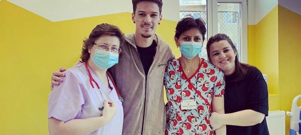 <span style="color:#f00;">Dennis Man, star si in afara terenului de fotbal! 'Perla' lui Becali, implicata in renovarea sectiei de pediatrie</span> dintr-un spital de stat