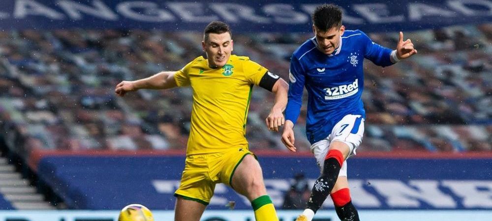 <span style="color:#f00;">Ianis Hagi a prins echipa saptamanii in Scotia! </span>E singurul jucator de-ai lui Rangers care apare in primul 11!