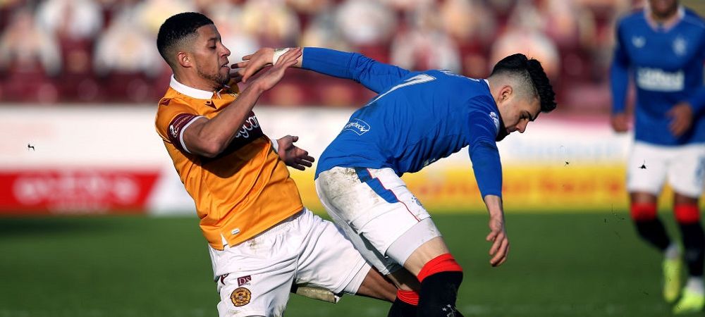 <span style="color:#f00;">Doar o remiza pentru Rangers pe terenul ultimei clasate din Scotia!</span> Ianis Hagi, schimbat dupa mai putin de o ora! <span style="color:#f00;">AICI fazele din Motherwell 1-1 Rangers</span>