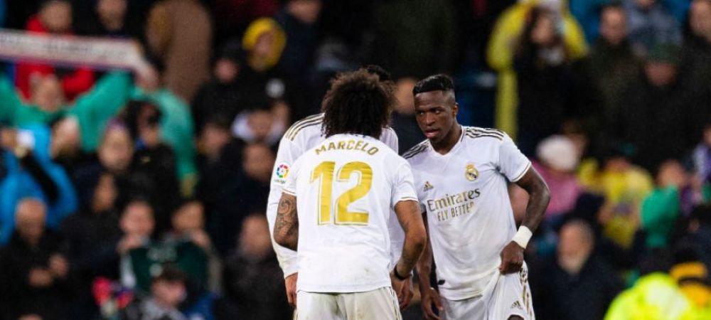 Dialog INCREDIBIL pe teren intre Vincius si Marcelo in timpul meciului din Cupa Spaniei!<span style="color:#f00;"> "Vini, nu-ti bate joc!"</span>