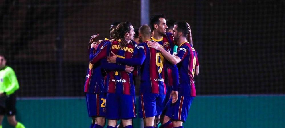 <span style="color:#f00;">Nu le mai dati penalty-uri! :) Barcelona, DOUA PENALTY-URI RATATE in acelasi meci! Calificare in PRELUNGIRI </span>cu Cornella in Cupa Spaniei! Dembele si Braithwaite au inscris