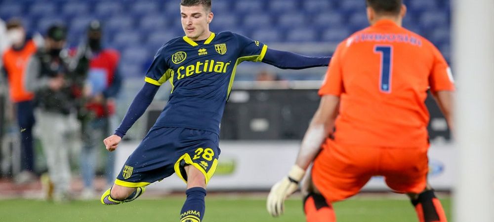 <span style="color:#f00;">'LUNETISTUL' Mihaila, cel mai bun jucator al Parmei in meciul cu Lazio!</span> Ce a scris presa din Italia dupa primul gol al romanului