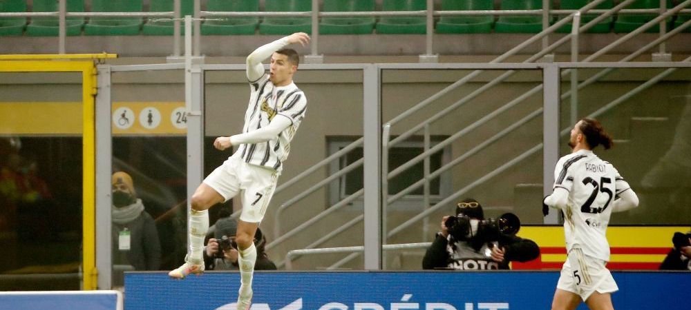 EXTRATERESTRU! <span style="color:#f00;">Doua goluri in 9 minute pentru Cristiano Ronaldo in derby-ul COLOSAL cu Inter din Cupa Italiei! </span>Cum a marcat