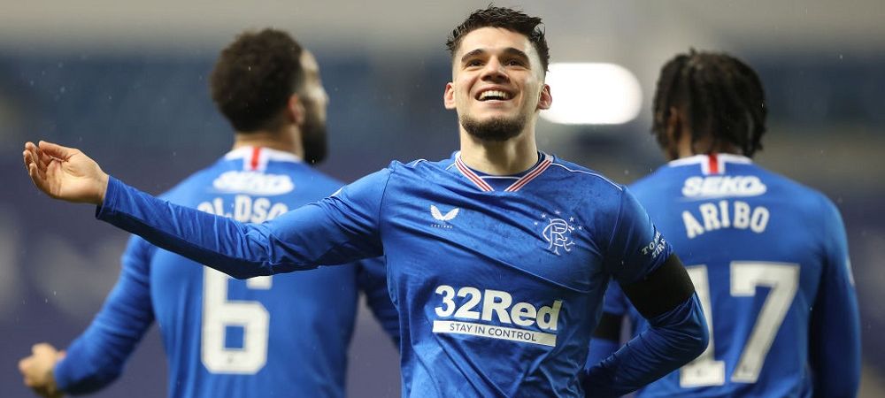 <span style="color:#f00;">"Incerc sa profit de asta in fiecare meci!" </span>Reactia lui Ianis Hagi dupa ce a inscris golul victoriei lui Rangers cu St. Johnstone 