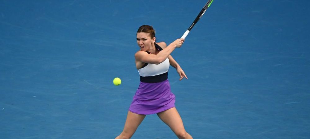 <span style="color:#f00;">"Pe dreaptaaa!" Simona Halep, EXASPERATA de propriile lovituri in primul set cu Iga Swiatek | </span>STRIGAT CU ECOU in Arena Rod Laver goala