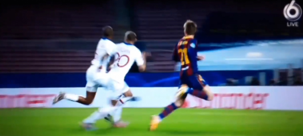 <span style="color:#f00;">Neymar a innebunit cand a vazut penalty-ul primit de Barcelona in fata lui PSG!</span> Ce a putut sa posteze pe net in timpul meciului
