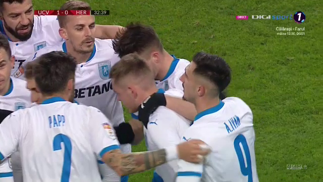 Craiova 1 0 Hermannstadt Ouzounidis Obtine Prima Victorie Pe Banca Oltenilor Craiova Se Apropie La Un Punct De Fcsb Si Cfr Sport Ro