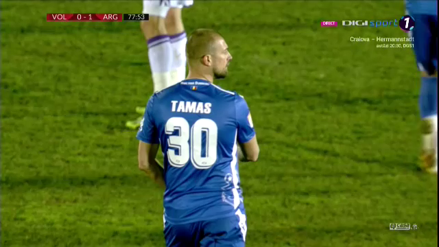 <span style="color:#f00;">Gabi Tamas a REVENIT in Liga 1! Fostul fundas al lui 'U' Cluj a DEBUTAT in tricoul lui Voluntari</span>, dar nu si-a putut ajuta echipa