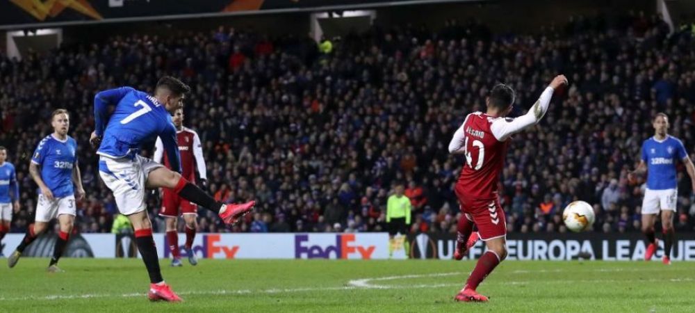 <span style="color:#f00;">"It's Ibrox, baby!" UEFA si-a amintit de meciul FABULOS facut de Ianis Hagi cu Braga!</span> Ce au postat pe pagina oficiala