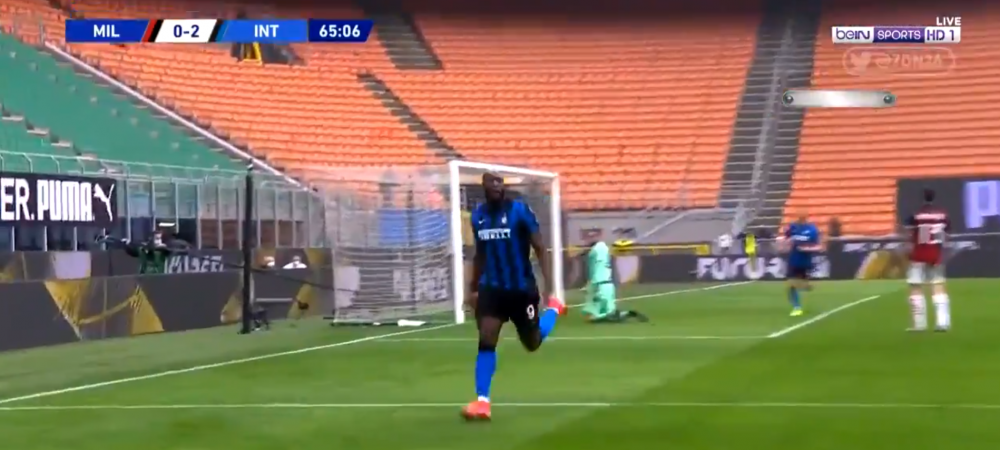 <span style="color:#f00;">Milan 0-3 Inter | Lukaku iese castigator din 'duelul colosilor' cu Zlatan!</span> Belgianul inscrie un gol superb si Inter isi DEMOLEAZA marea rivala!
