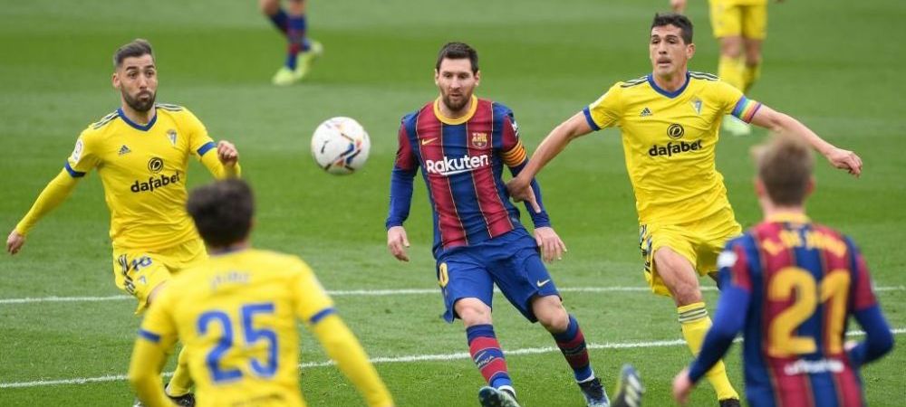 <span style="color:#f00;">SOC pentru Messi si vedetele Barcelonei: LOVITURA PE RANA DESCHISA de PSG!</span> Doar 1-1 acasa cu Cadiz: numar URIAS de suturi, posesie 81%
