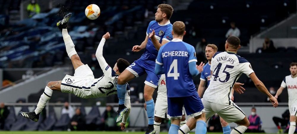Dele Alli, Vinicius si Bale o califica pe Tottenham in optimile Europa League! <span style="color:#f00;">AICI sunt fazele din Tottenham 4-0 Wolfsberger</span>