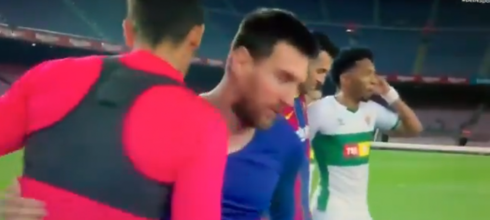 Portarul lui Elche a fost UIMIT dupa ce i-a cerut tricoul cu Messi!<span style="color:#f00;"> Gestul INCREDIBIL facut de argentinian</span>