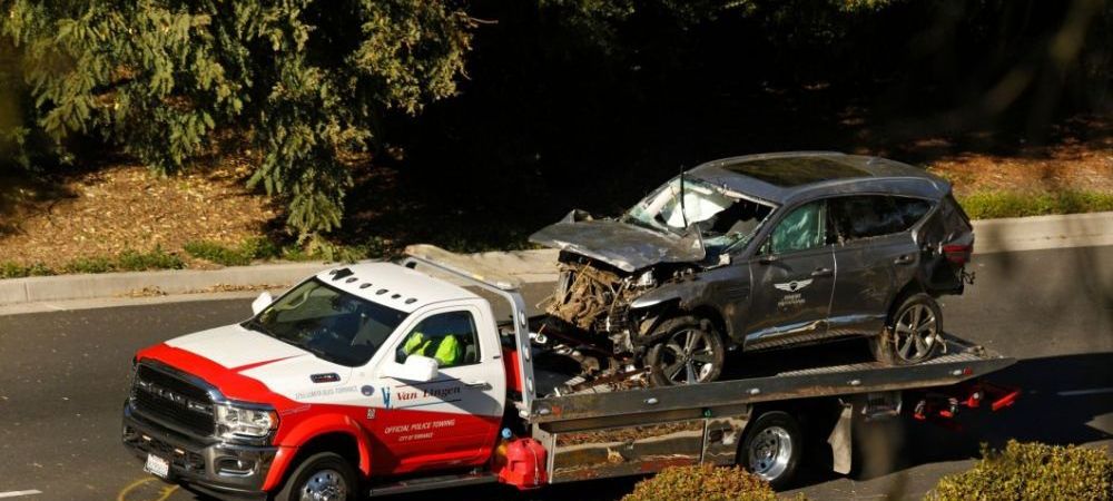 A scapat cu viata ca prin minune! <span style="color:#f00;">Care este starea lui Tiger Woods la 4 zile dupa teribilul accident in care a fost implicat</span>