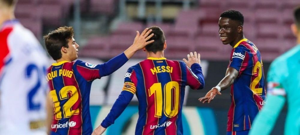 <span style="color:#f00;">Reactia GENIALA a pustiului care i-a dat pasa de gol lui Messi in meciul cu Sevilla! </span>Ce a postat pe internet dupa assist-ul pentru idolul sau