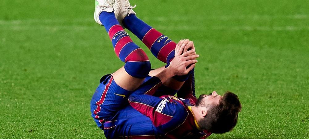 <span style="color:#f00;">Barcelona are din nou PROBLEME cu accidentarile!</span> Pique i-a CALIFICAT pe catalani in finala Cupei, dar <span style="color:#f00;">s-a RUPT si rateaza returul cu PSG!</span> Anuntul medicilor
