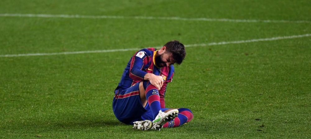 <span style="color:#f00;">Probleme MARI pentru Barcelona: Pique RATEAZA returul cu PSG! </span>Presa din Spania a facut anuntul 