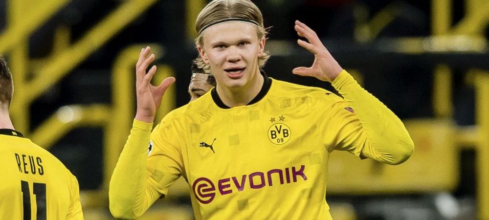 <span style="color:#f00;">Sa inceapa LICITATIA pentru 'masina de goluri' Haaland! Dortmund i-a fixat PRETUL </span>atacantului norvegian! Care sunt cluburile care se 'bat' pe el