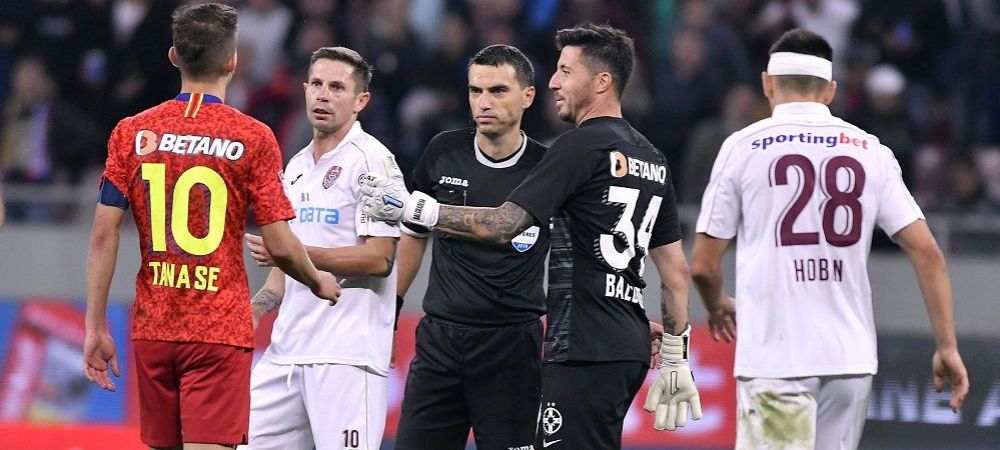 FCSB si CFR Cluj, arbitrate de o brigada de LUX! <span style="color:#f00;">Campioana Romaniei, fara victorie in fata ros-albastrilor cu Ovidiu Hategan la centru </span>