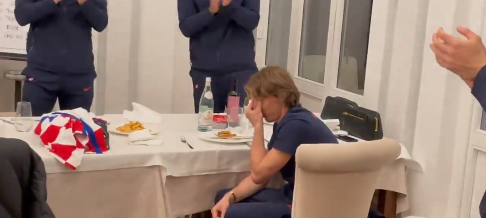 <span style="color:#f00;">Luka Modric, in lacrimi dupa ce a devenit cel mai selectionat jucator din istoria Croatiei!</span> Vezi aici reactia emotionanta a mijlocasului lui Real