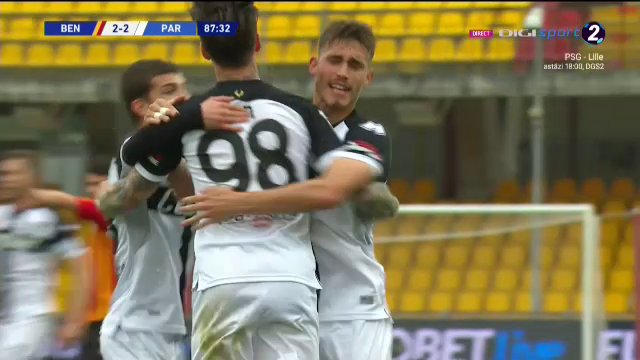 Benevento 2-2 Parma | <span style="color:#f00;">Man, GOOOL pentru Parma in minutul 88! Reluare superba a romanului! A trecut pe langa victorie in prelungiri</span>
