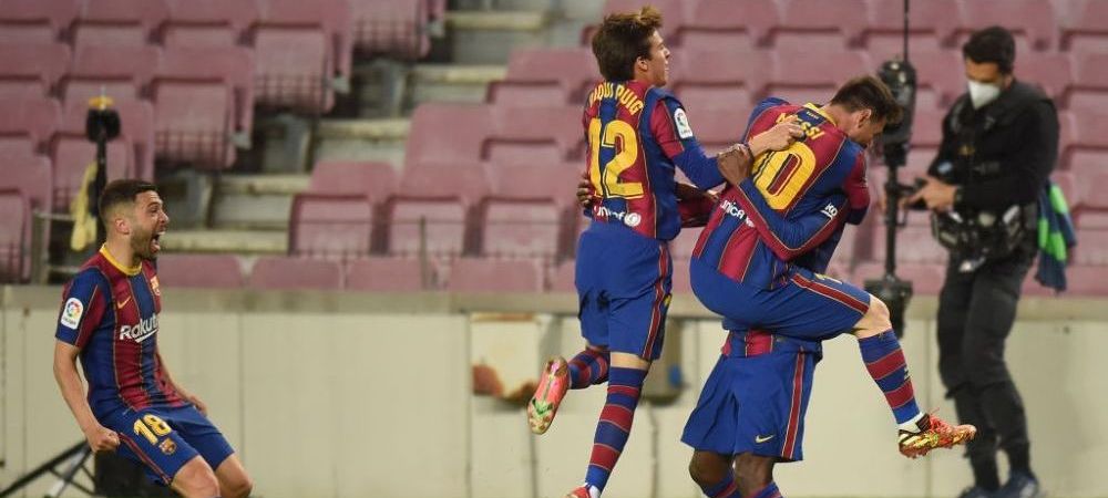 <span style="color:#f00;">Barcelona, chinuita pe Camp Nou de Valladolid inainte de El Clasico! Dembele i-a salvat in minutul 90 pe catalani</span> care se apropie la un singur punct de Atletico!
