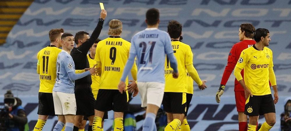 Nebunie la meciul lui Hategan! <span style="color:#f00;">A fluierat penalty pentru City, dar si-a schimbat decizia dupa ce a analizat faza cu ajutorul VAR.</span> Ce s-a intamplat