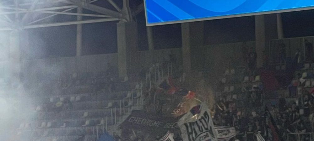 <span style="color:#f00;">Momente incredibile în Ghencea! Ultrașii lui CSA Steaua</span> i-au făcut „cruce” lui Gigi Becali! Ce au afișat 