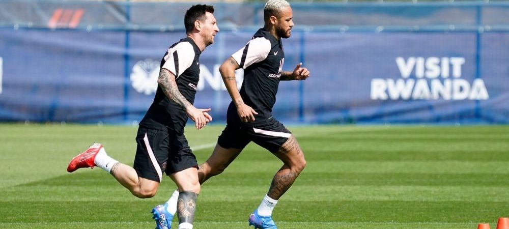<span style="color:#f00;">VIDEO</span> Lionel Messi a marcat primele goluri pentru PSG, la antrenament. Show total alături de Neymar și Mbappe 
